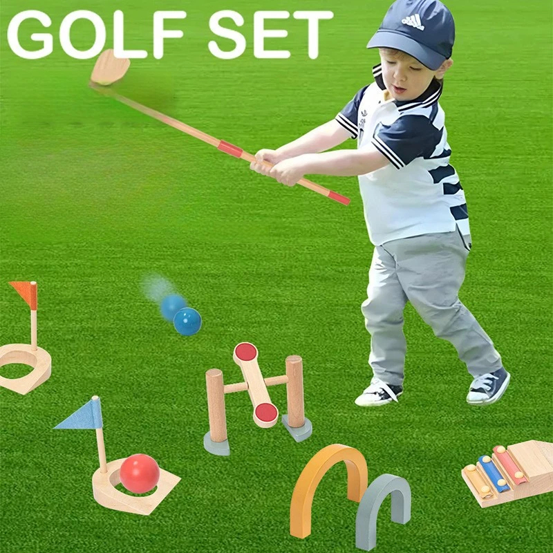 children-golf-set-wooden-indoors-multifunctional-golf-set-durable-sturdy-portable-gateballs-sets-professional-sports-equipment