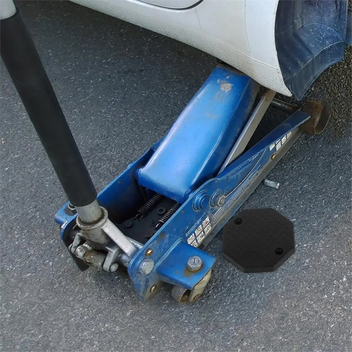 HAPPY EVER Octagon Heavy Duty Rubber Lift Foot Mat for Car Lift Jack Hoist Support Armrest Auto Truck Floor Jack