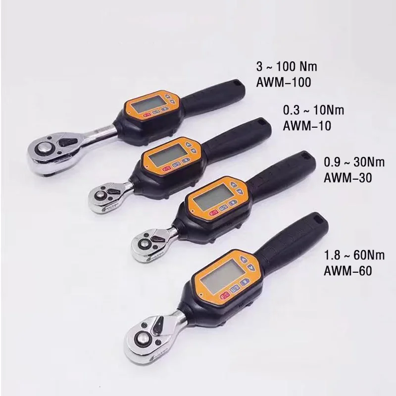 Multifunctional Practical Torque Wrench (100N.M) EWM-AWN-30 1/2'' Drive Mini Digital Torque Wrench