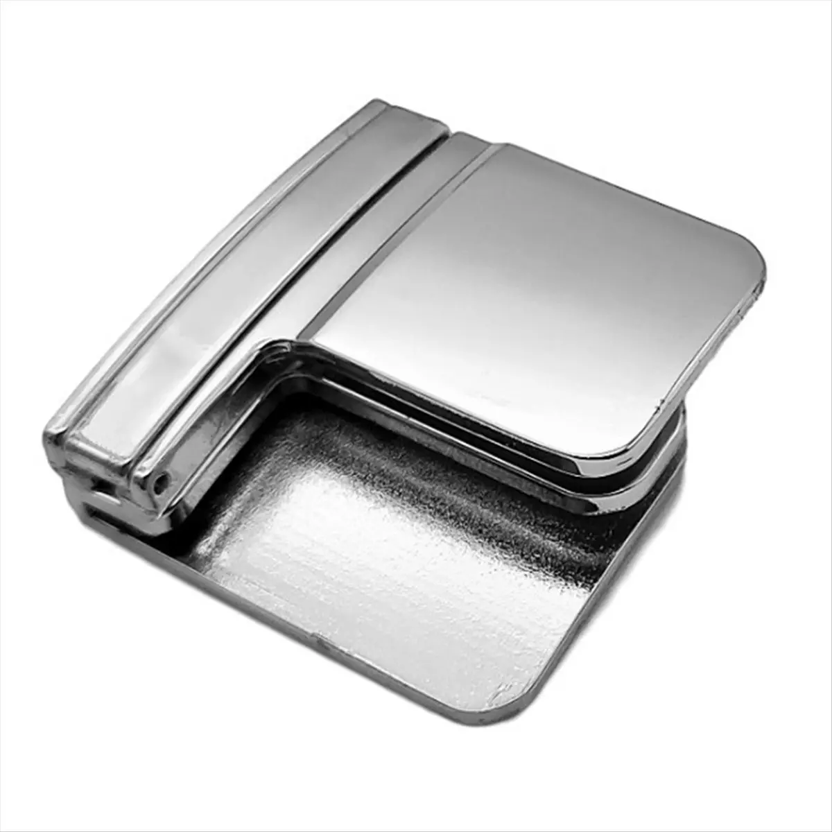 MALL Belt Adjustment Clamp Multifunctional Belt Clip Adjustment Buckle Pants Waist Shrink Folding Belt Buckle,Silver