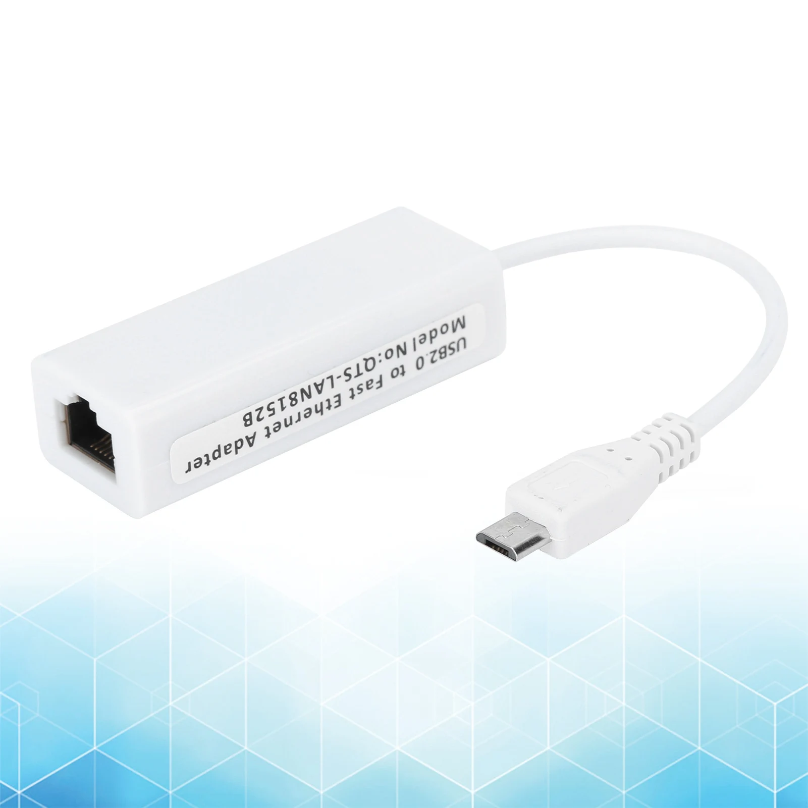 محول إيثرنت USB إلى RJ45 محول بطاقة الشبكة USB إلى منفذ إيثرنت RJ45 للوحة الأم Raspberry Pi Zero 1.3/W
