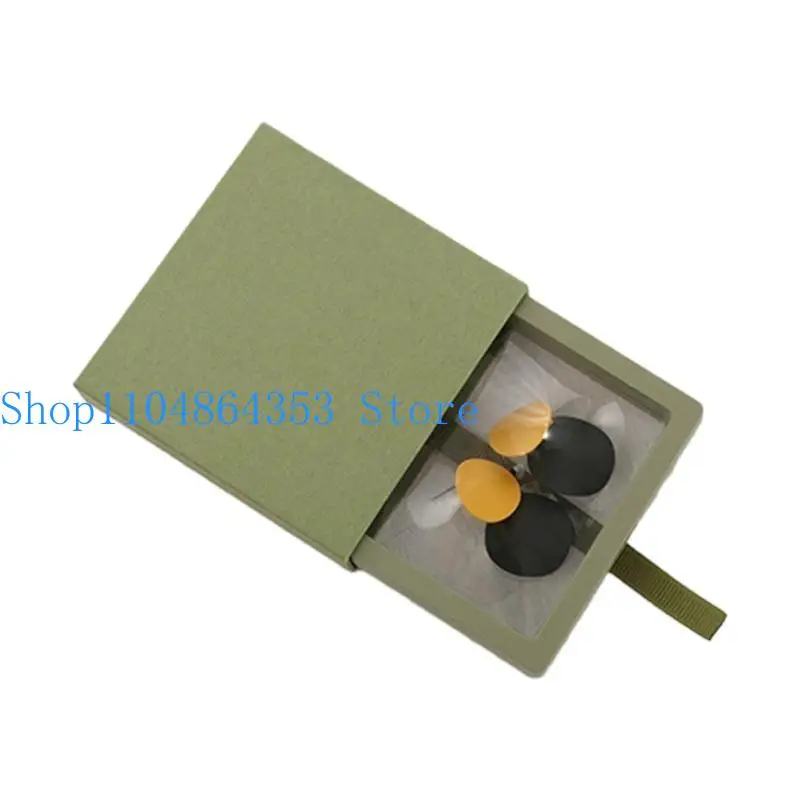 652F Suspended Drawer Box Earring Necklace Rings Storage Jewelry Box PE Film Box