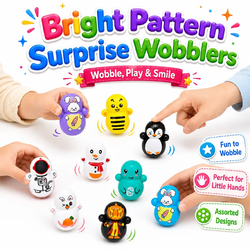 Mini-Roly-Poly-Taumler-Spielzeug, Fidget-Spielzeug, das nie umkippt, Geburtstagsgeschenk für Kinder, Geschenk für Klassenkameraden, Goodie-Bag-Füller – Detail 4