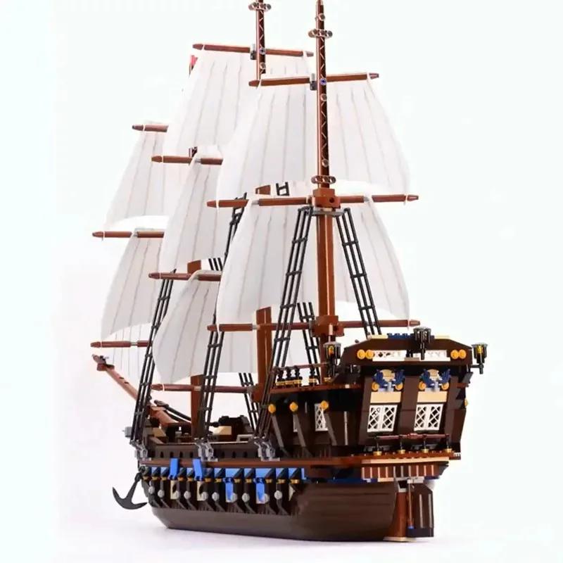 1664 Uds. Barco Pirata Empire Warship Set 71042 bloques de construcción educativos para niños modelo juguete cumpleaños regalo de Navidad