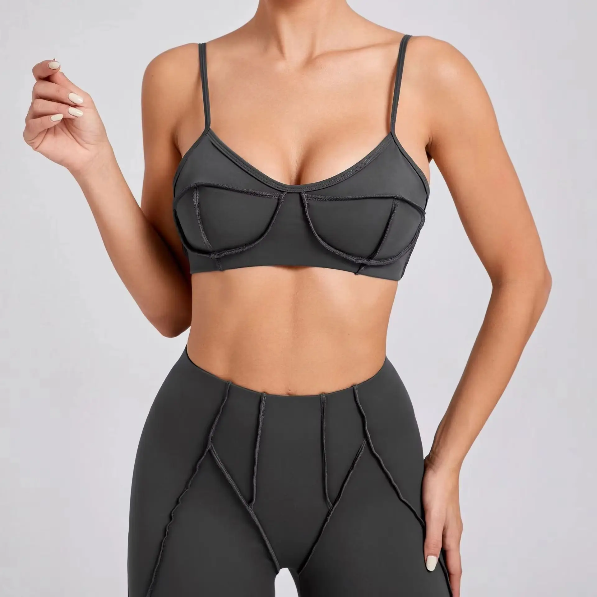 

Sexy Yoga Shockproof Sports Bra Woman Quick Drying Gym Push Up Training Running Stretch Yoga Bra Top Design Bra Workout Crop Bra