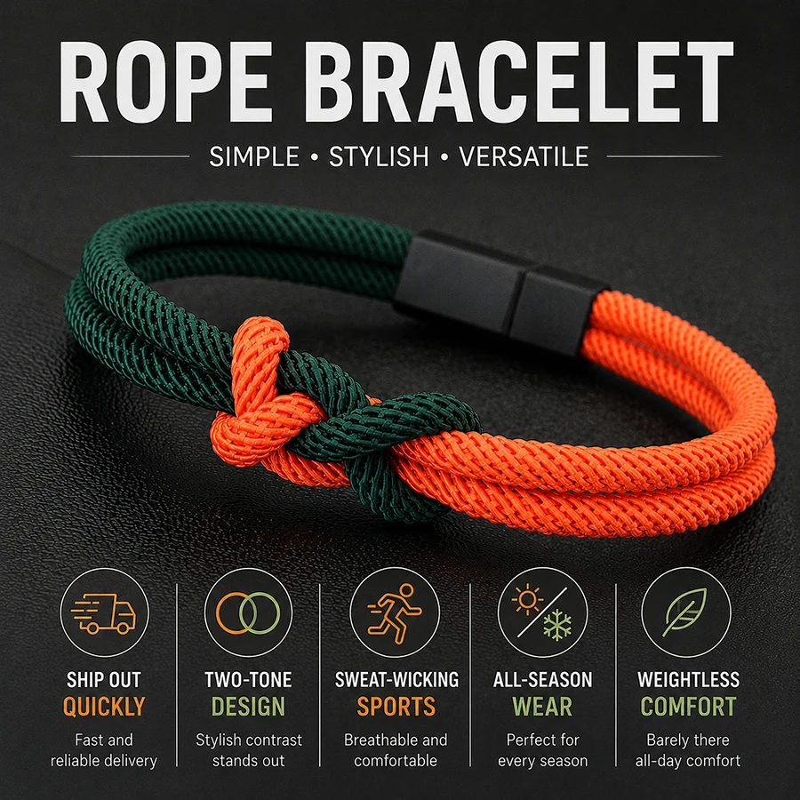 Neues handgefertigtes geflochtenes Knotenarmband mit Farbblockierungsdesign für Männer, Klasse 4 mm, ethnisches Seilarmband, perfektes Geschenk für Freund – Detail 3