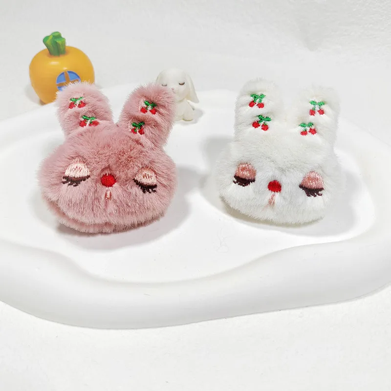 10Pcs 5.5*5.5cm sweet rabbit dolls Applique for DIY Clothes Hat Headwear Patch Sewing Crafts Gloves Socks Decoration