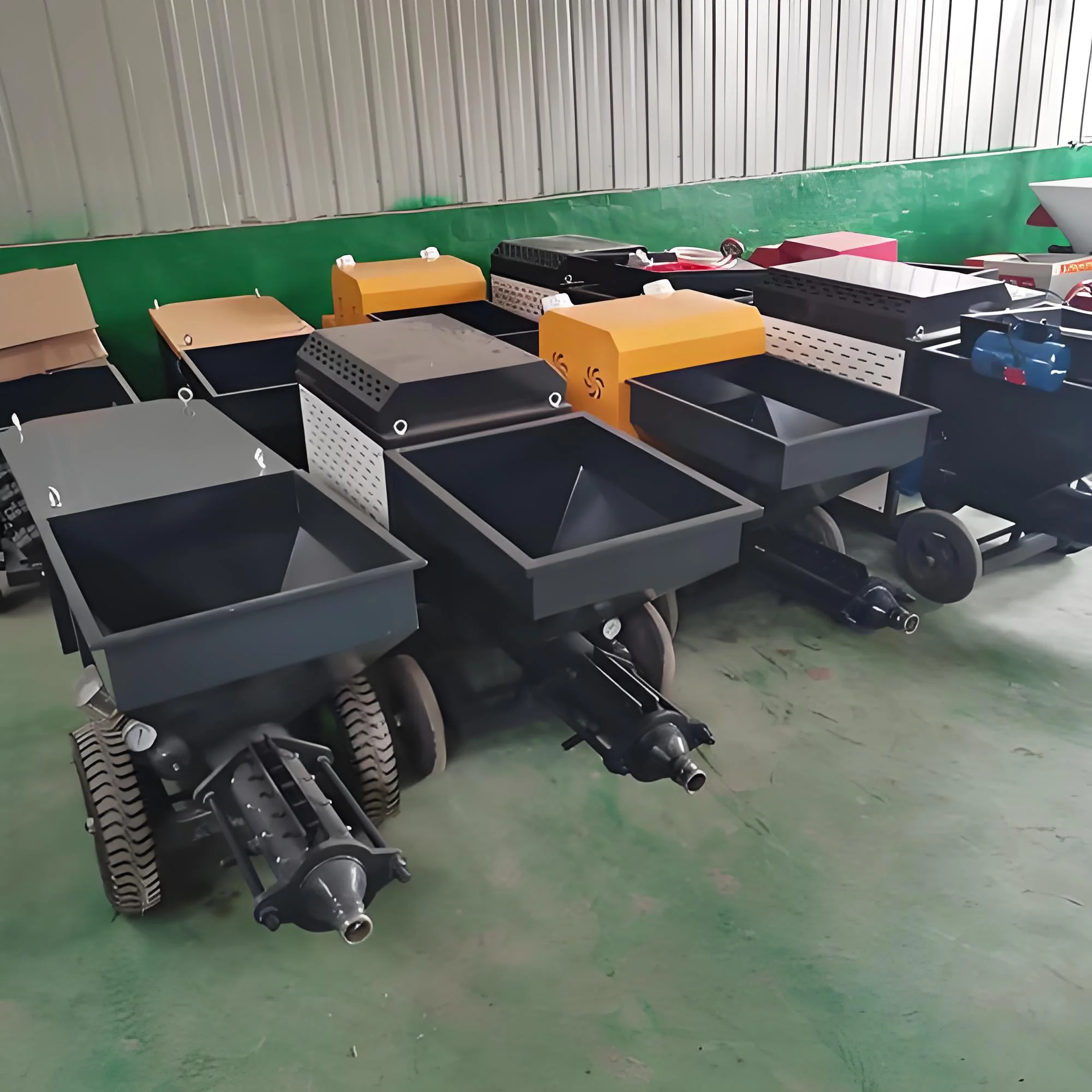 Customized Professional Design Mortar Spray Machine 3mm Max Aggregate Putty Mortar Spray Pump