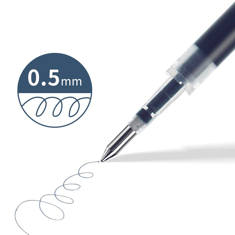 10 szt. Japońskie wkłady do długopisów żelowych ZEBRA JF-0.5 Kolor Retro SARASA Duża Pojemność Wciskane 0.5mm do JJ15 / JJ55 / JJ56 Artykuły Szkolne — zdjęcie produktu 5