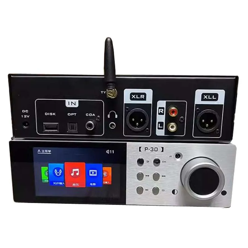 DLHiFi Music Player Dual 9038Q2M SD Card USB Lossless Decoding Music Turntable QCC5125 Bluetooth 5.1 AD827+AD847 Op-Amp Combo