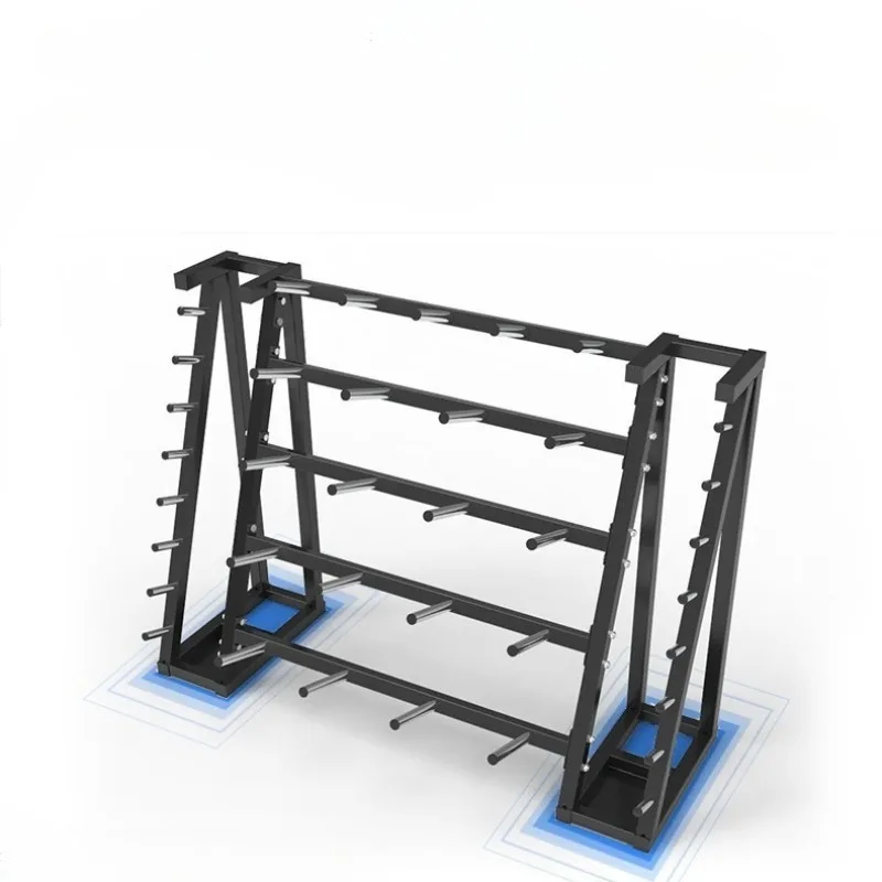 High-grade 20 sets of Laimei racks, barbell racks, jumping operation, color bells, barbell fixed placement racks