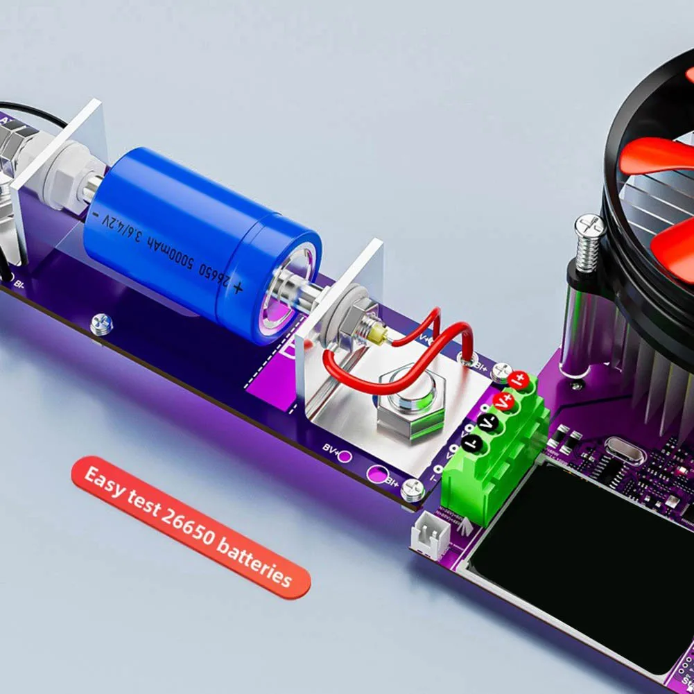 20A 4 wire battery test stand fixture for use with DL24 CL24 DL24EW BW150 DLB 600W series loads and many cell sizes