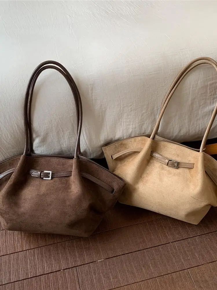 

Ретро-коврик, матовая пригородная сумка-тоут, новинка осени 202, рабочая текстура, сумка на одно плечо, подмышки