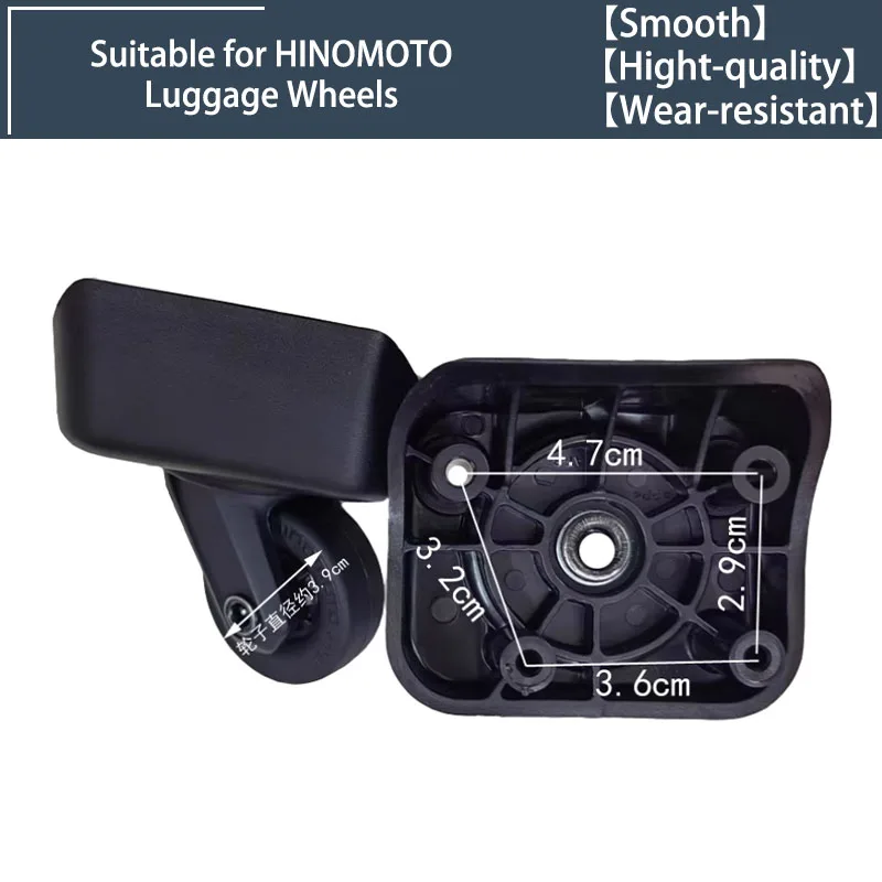 

2/4 Wheels Universal Wheels for HINOMOTO AT-B Swivel Wheels Luggage Accessories Replacement Trolley Parts for Suitcase