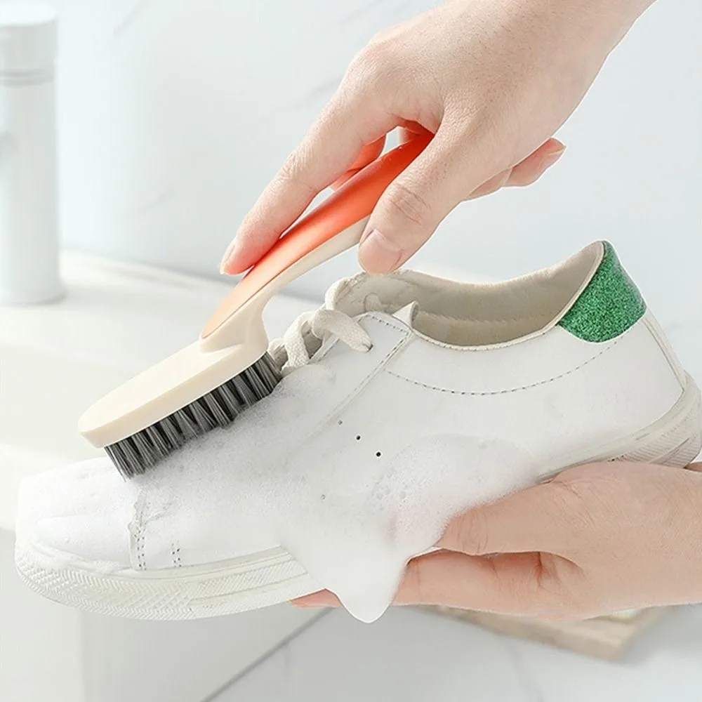 Durable Multifunctional Shoe Brush No Damage No Hair Loss Laundry Brush Long Handle Scrub Brush