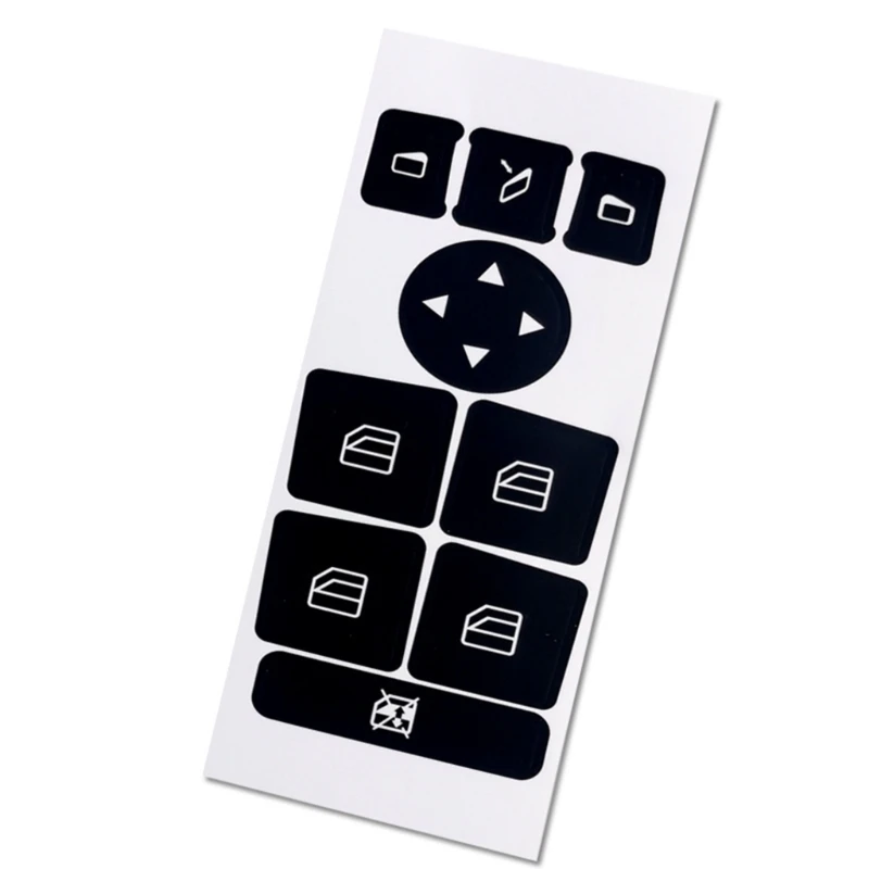 PVC Interior Car SwitchKnob Button Repair Decal Sticker For W204 S204 C204 R172 W218 W212 C207 A207 R231 W176 W246 X204