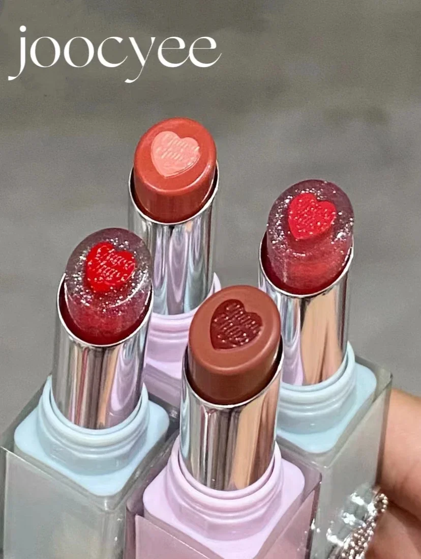 

JOOCYEE Love Sandwich Lipstick Cute Limited Moisturizing Long-lasting Non-stick Cup Jelly Lip Glaze Natural Nude Color Makeup