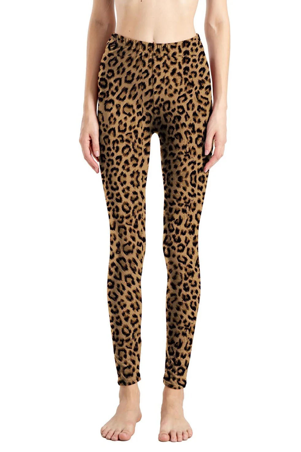 Leopard Leggings Printed High Waist Wildthing Leopard Elasticity Pants Soft Trousers For Women Workout Tights Fitness Outfits