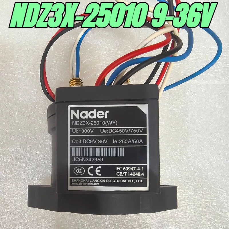 

(Совершенно новое) 1 шт./лот, 100% оригинальное реле: NDZ3X-25010 9-36 В 250 А 1000 В 250 А Высоковольтное реле постоянного тока
