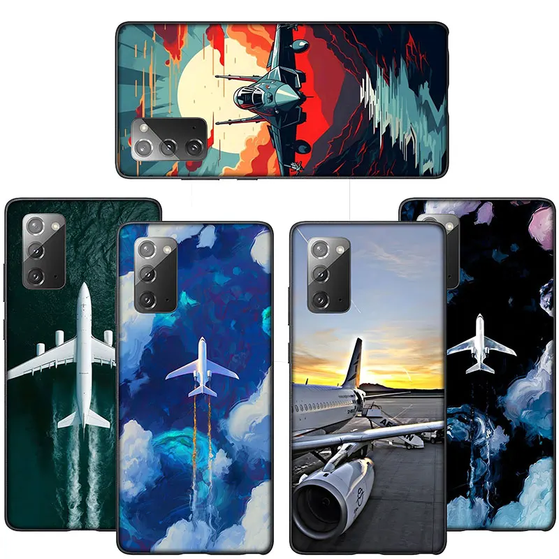 FL2 Airplane Red Space NEW Phone Case for Samsung Galaxy A15 S10E S9 S8 S7 Note 20 10 9 8 Plus Lite