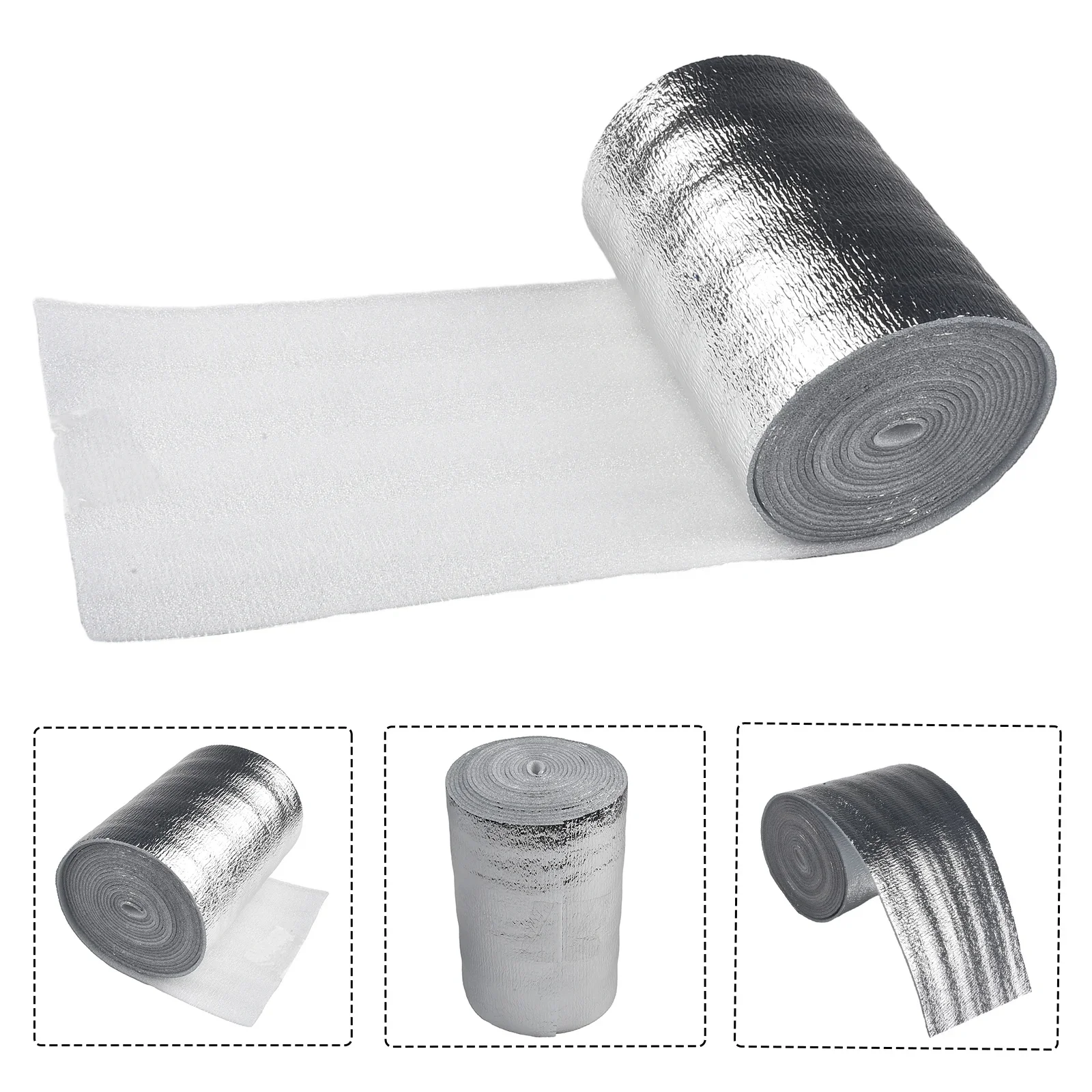 1roll Of Radiator Reflective Film Multi-function Aluminum Foil Thermal Insulation Film For Home Apartment Easy Installation