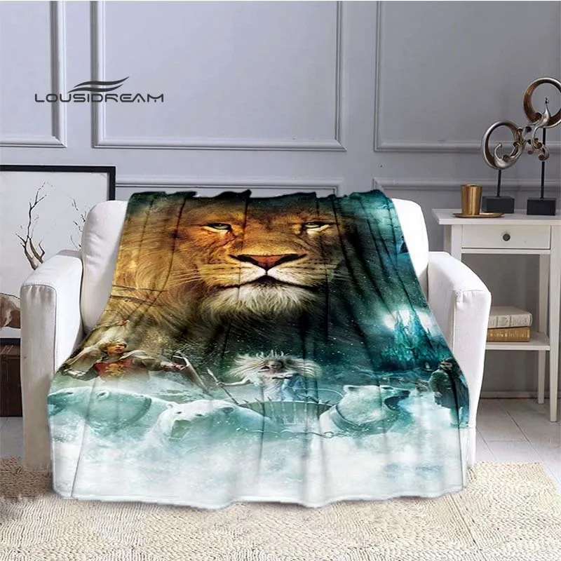 The Chronicles of Narnia Blankets for Beds Home Travel Adult Flannel Blanket for Couch Bed Living Room Sofa Child Keep Warm