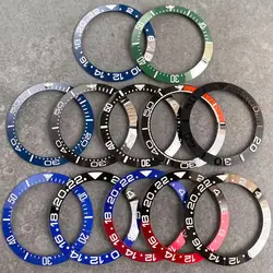 39.8mm Black Blue Green RED Ceramic Bezel Insert For Deep sea 43mm Insert Accessories Yatch Mens Watch