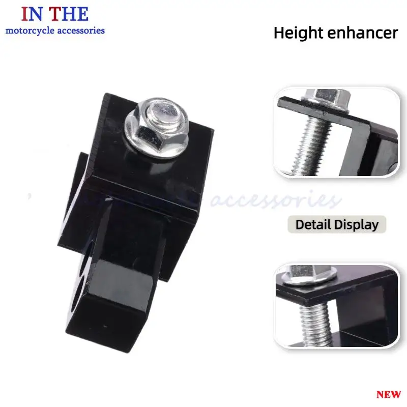 Motorcycle Rear Shock Extender Motorcycle Front Shock Riser With Screw Front Shock Riser Height Extension Absorber Metal