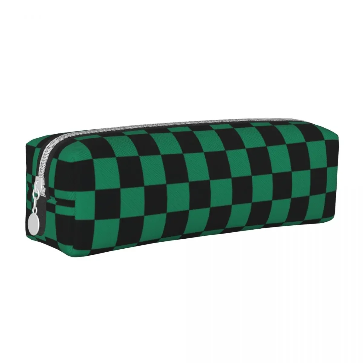 

Demon Slayer Tanjirou Pattern Anime Pencil Case Checkerboard Pen Holder Bag Student Large Storage Office Gift Pencilcases