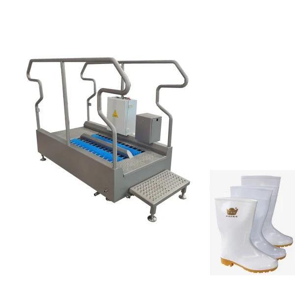 Industrial Shoe Wash Machine Hygiene Station Automatic Boot Washer Machine for Workshop Entrance with Hygiene Cleaning Station