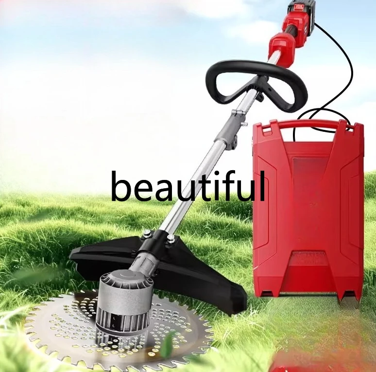 Electric lawn mower brushless high-power industrial agricultural, weeding rechargeable multi-function