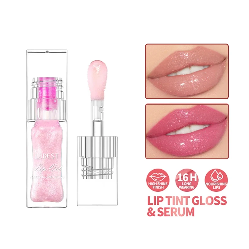 

Warm Color Changing Lip Oil Moisturizing Long Lasting Lip Gloss Hydrating Non-stick Cup Sexy Lip Glaze Makeup Lip Care.