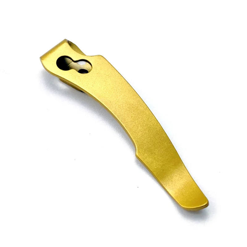 1piece Titanium Alloy Folding Knife Pocke Clip Waist Clip Deep Carry Back Clip for Cld Steel Recn 1 Knives Parts & Accessories