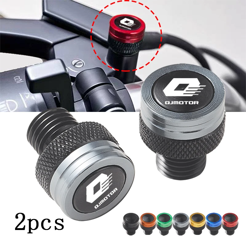 For QJMOTOR SRT SRV SRK 300 350 400 500 700 800 RR S SVT Motorcycle M10*1.25 Aluminum Screws Bolts Mirror Hole Plugs Cap
