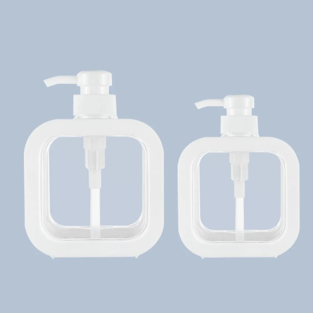 قطعة واحدة من زجاجة توزيع معقم اليد المحمولة - حاوية تخزين مقسمة من البلاستيك الشفاف للحمام والمطبخ #6