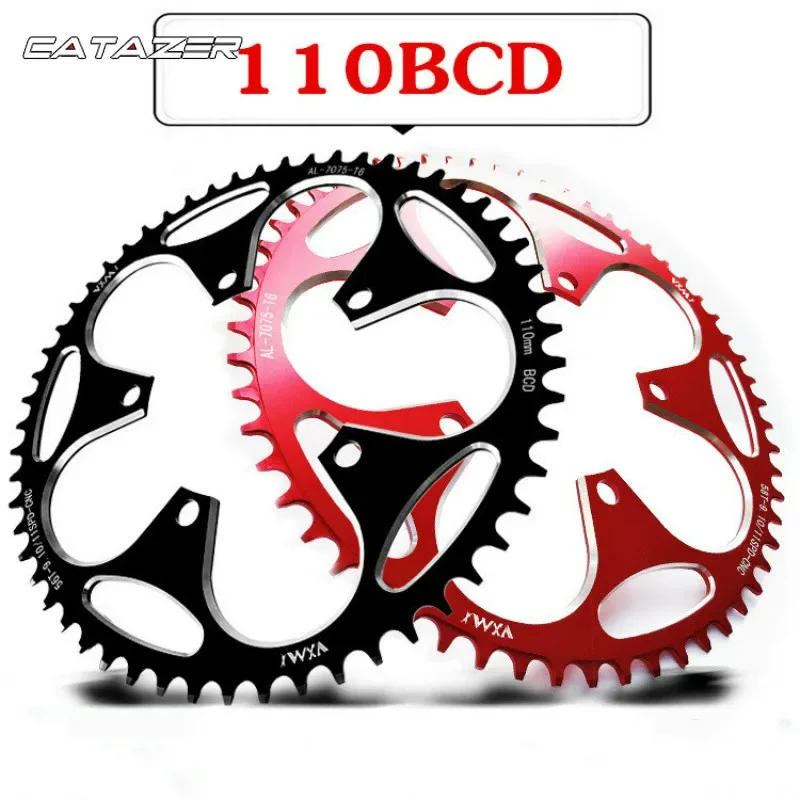 Road Bicycle Sprocket 110 BCD Crank 50T/52T/54T/56T/58T/60T Chainwheel Crankset Tooth Plate Lightweight Bicycle Parts