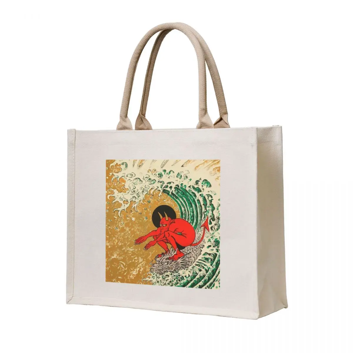 

Surfing Demon Tote Bag Cloth bags Women's tote bag tote bags men shopping bag