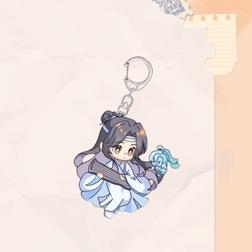 Anime Mo Dao Zu Shi cosplay acrylic key cute character Wei Ying Lan Zhan bag phone case decoration pendant fan collection gift