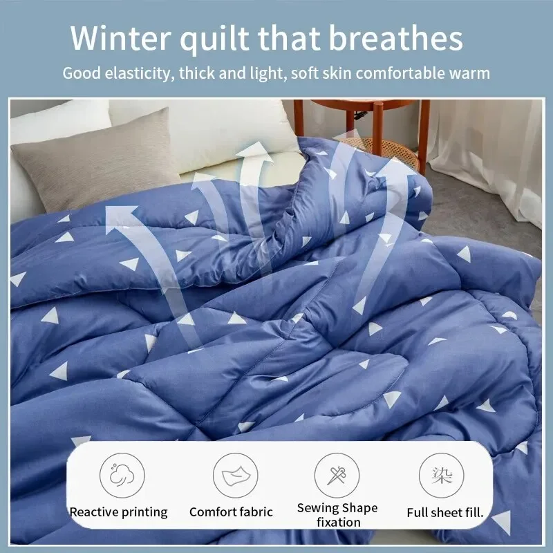 Spring Warm Autumn Quilt Warm Bedding in Autumn and Winter The Four Seasons Polyester Fibre Quilt