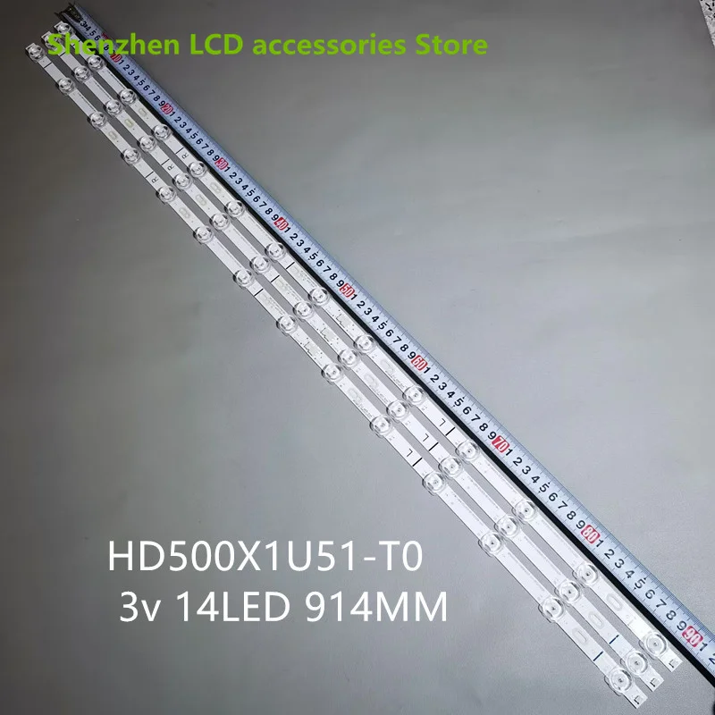 LCD TV backlight strip  FOR 50A52E HZ50E3D LED strip HD500X1U51-T0 LB5009H V0 screen HD500X1U51 aluminum 100% new