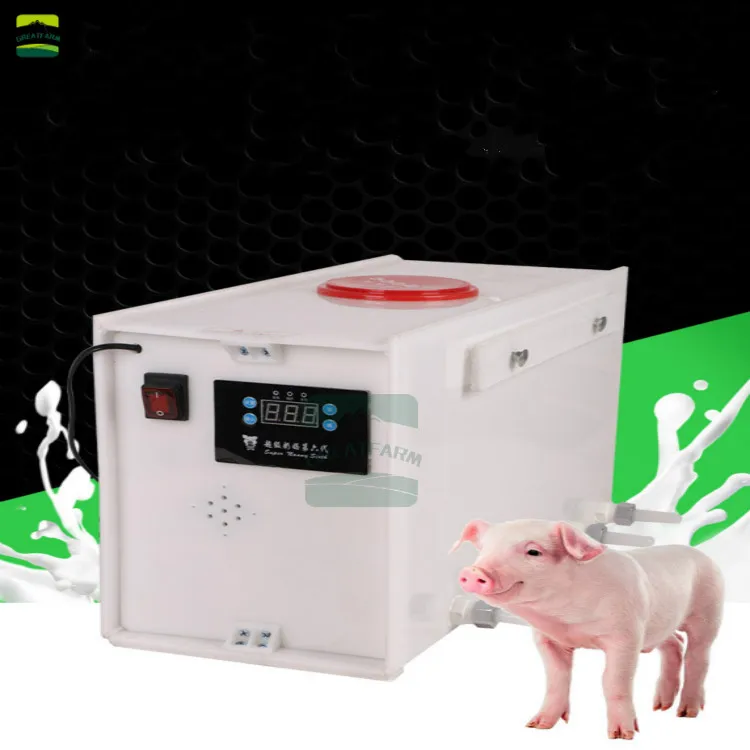 

220V 50HZ Intelligent constant temperature pig nursing machine Piglets Automatic milk Feeder pacifiers automatic pig feeder