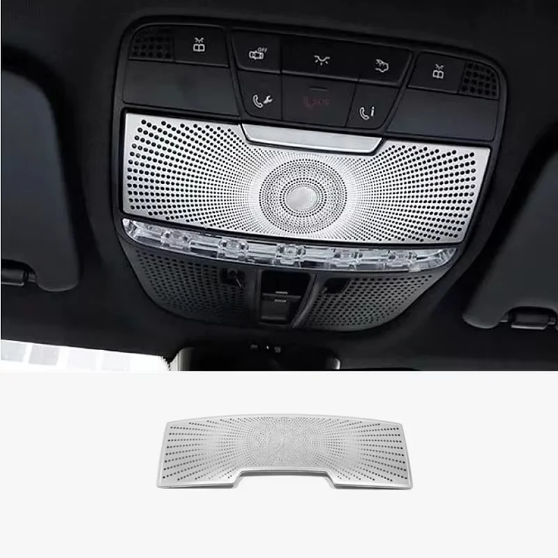 For Mercedes Benz S Class W222 2014 to 2020 Car A-pillar Left Right speaker audio Horn Cover Trim Stainless steel Accessories