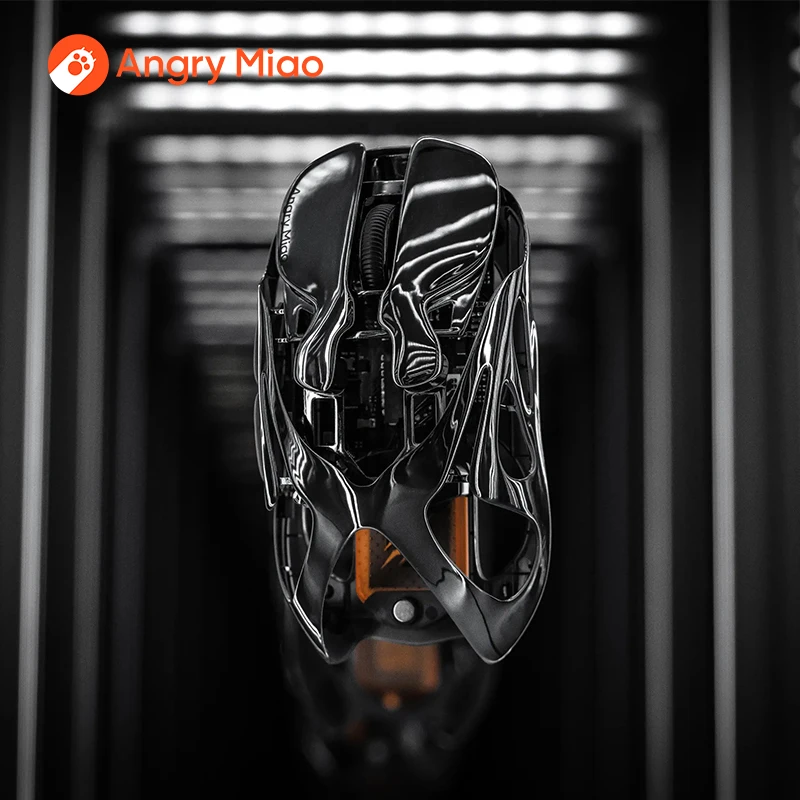 

Angry Miao Infinity Gaming Wireless Mouse Hot-Swappable PAW3950 Dual 8K Wired Tri-Mode Mirror Shadow