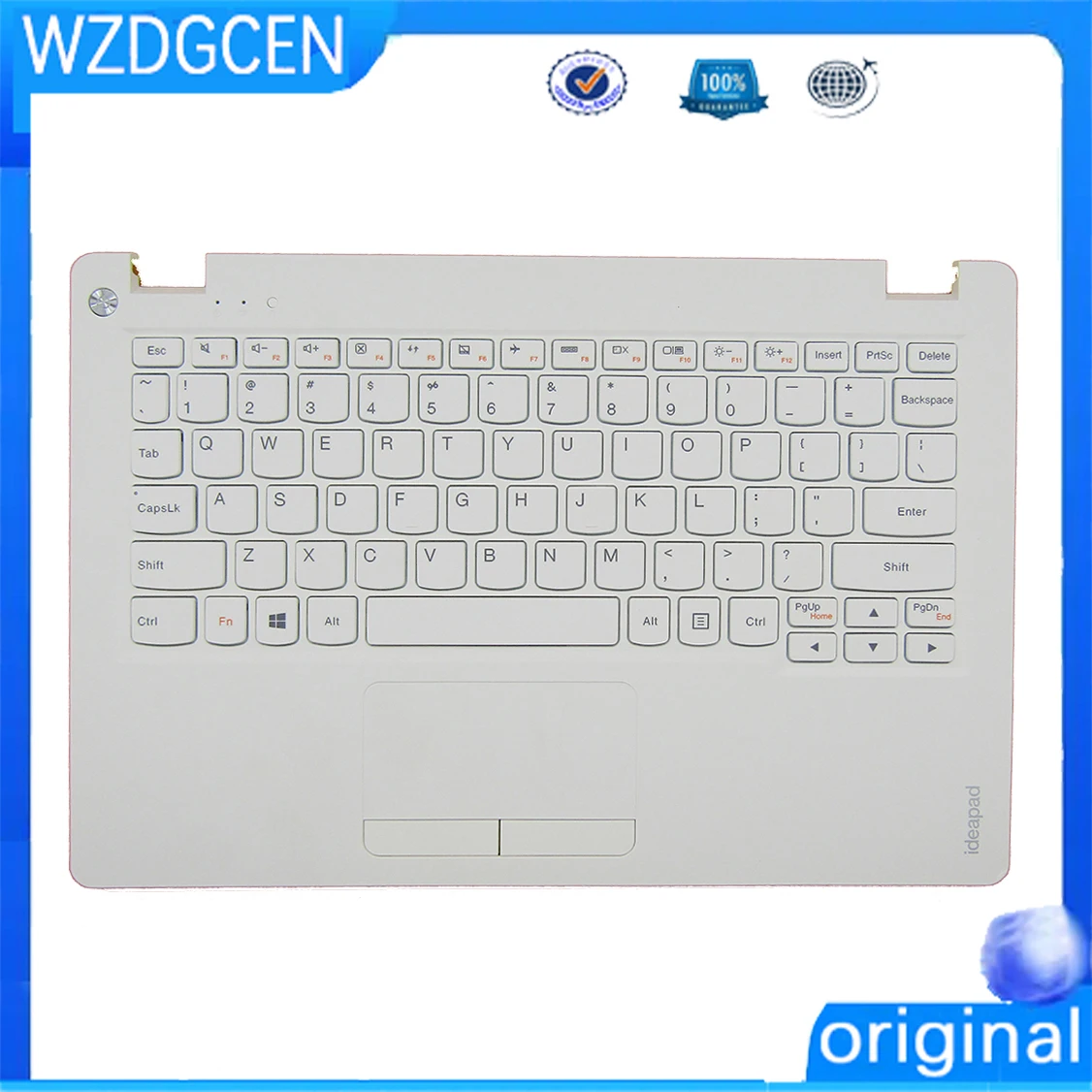 Новая американская Клавиатура для ноутбука LENOVO IdeaPad 100S-11 100S-11iby английская клавиатура с подставкой для рук верхняя крышка белая