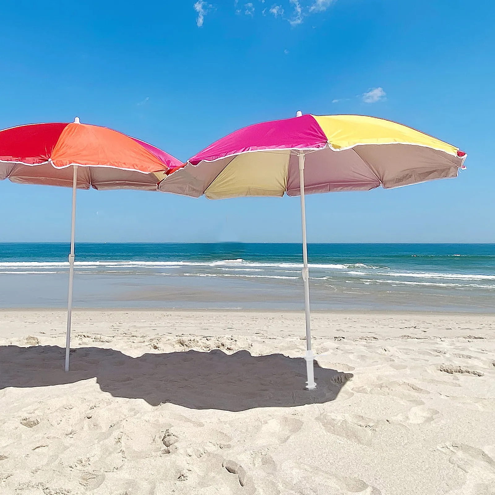 1Pcs Premium ABS Beach Umbrella Anchor Sand Stake with Wide Nonslip Handle for All Umbrellas Up to 1.6 Inch Pole Outdoor