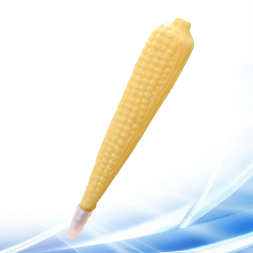 1Pcs Yellow Cartoon Fruit Ballpoint Pen Corn Shape Magnetic Writing Instrument for School Home Office Use Creative Gift Idea