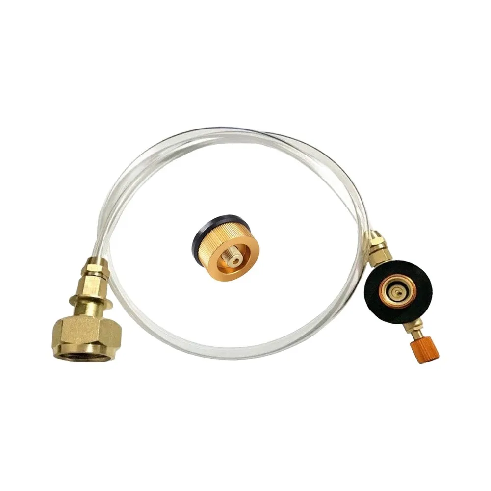 Gas Tank Filling User friendly Gas Cylinder Adapter with Reliable Valve Mechanism Perfect for Outdoor Activities