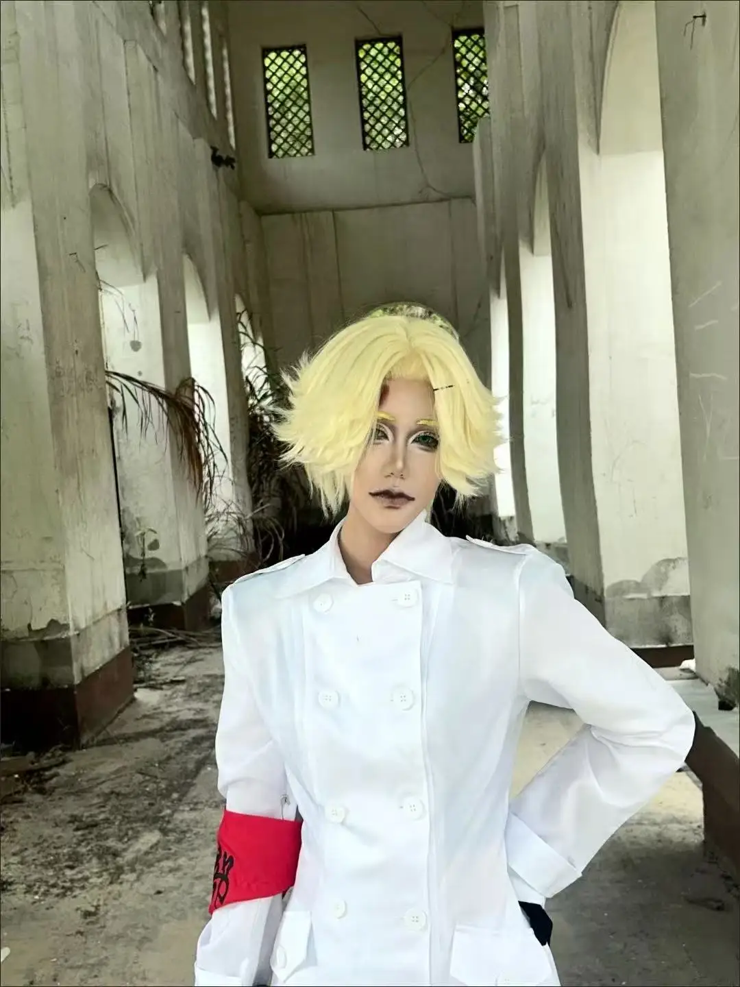 

Tokyo Revengers Inspired White Special Attack Uniform | Black Dragon Gang Cosplay Outfit