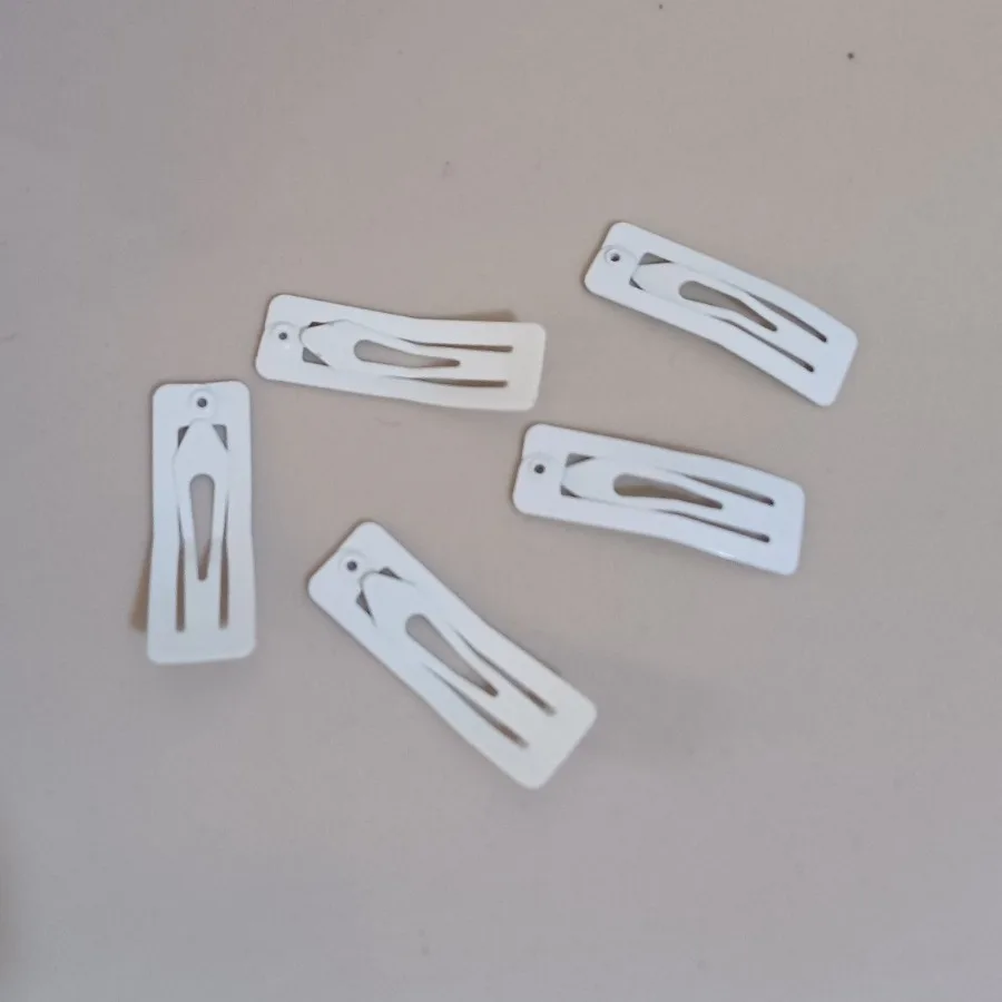 Korean small white paint drop love bb clip pet hair clip DIY material package shredded hair clip accessories hair clip - Detail 1