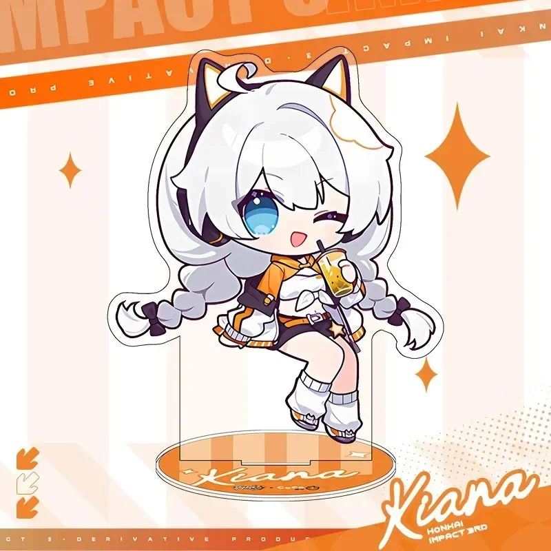 Game Honkai Impact 3rd X Elysia COCO Joint Cosplay Thema Sets Kiana Stand Badge Sleutelhanger Anime Cartoon Accessoires Kerst Geschenkdoos